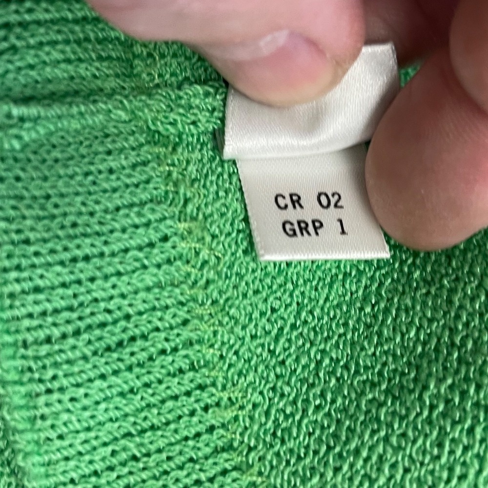 Vintage St. John Collection By Marie Gray Santana Knit Green Blazer Jacket Sz 10 - Picture 15 of 16